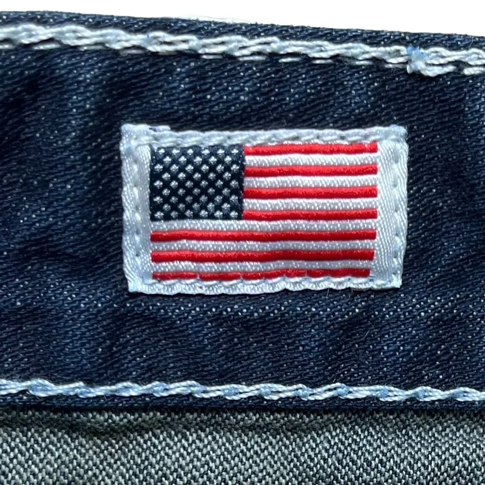 True Religion Men‎ 38x34 Billy Big T Dark Wash Flap Pocket Jeans